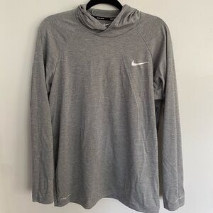 Nike Men’s Long Sleeve Hooded Hydroguard Swim Shirt, Size Medium